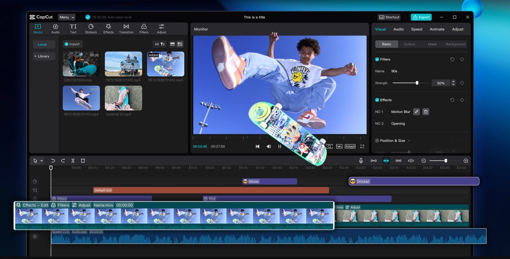 CapCut Desktop Video Editor