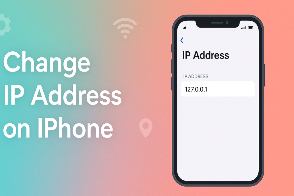 change IP address on iPhone