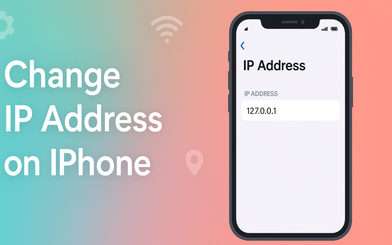 change IP address on iPhone