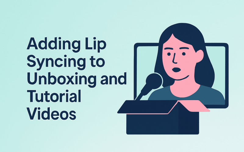 Add Lip Syncing to Unboxing and Tutorial Videos - thumbnail